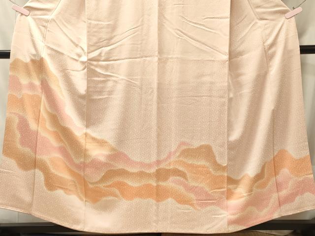 平和屋着物■訪問着　遠山文　暈し染め　正絹　逸品　CABM0957oy