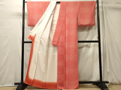 平和屋着物■江戸小紋　亀甲花文　正絹　逸品　CABM0959oy