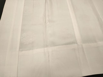 平和屋着物■長襦袢　無双仕立て　花丸地紋　薄桜色　大丸扱い　正絹　逸品　CABM0963oy