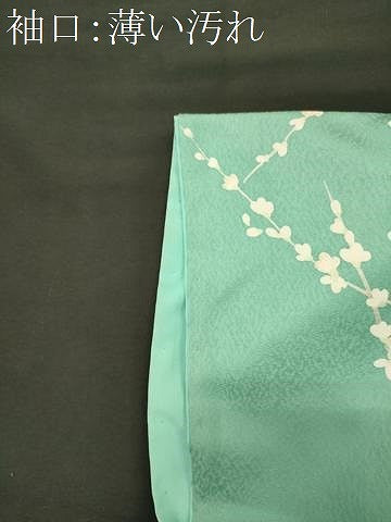 平和屋着物■上質な小紋　枝花文　正絹　逸品　CABM0971oy
