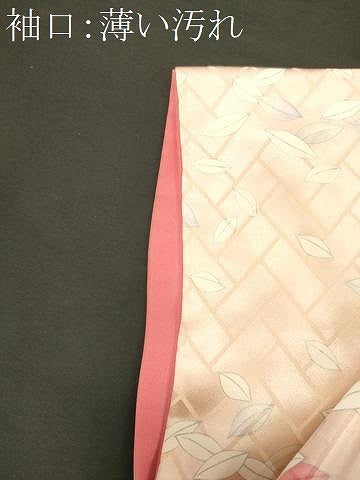 平和屋着物■上質な小紋　草葉文　暈し染め　やまと誂製　正絹　逸品　CABM0972oy