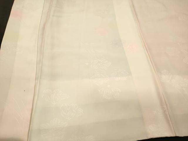 平和屋着物■長襦袢　袷　草花地紋　暈し染め　正絹　逸品　CABM1001oy