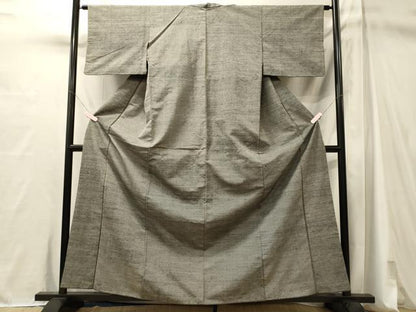 平和屋着物■上質な紬　霞文　正絹　逸品　CABM1012oy
