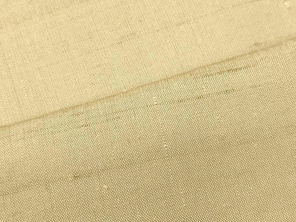 平和屋着物■上質な紬　白橡色　正絹　逸品　CABM1017oy