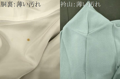 平和屋着物■色留訪問着　駒刺繍　鳳凰花文　金彩　正絹　逸品　CABM1025oy