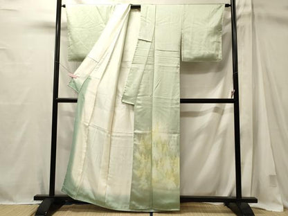 平和屋着物■訪問着　樹林文　暈し染め　正絹　逸品　CABM1030oy