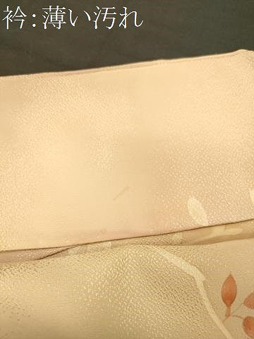 平和屋着物■上質な小紋　枝葉文　暈し染め　正絹　逸品　CABM1038oy
