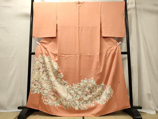 平和屋着物■豪華色留袖　作家物　花鳥丸文　正絹　逸品　CABM1041oy