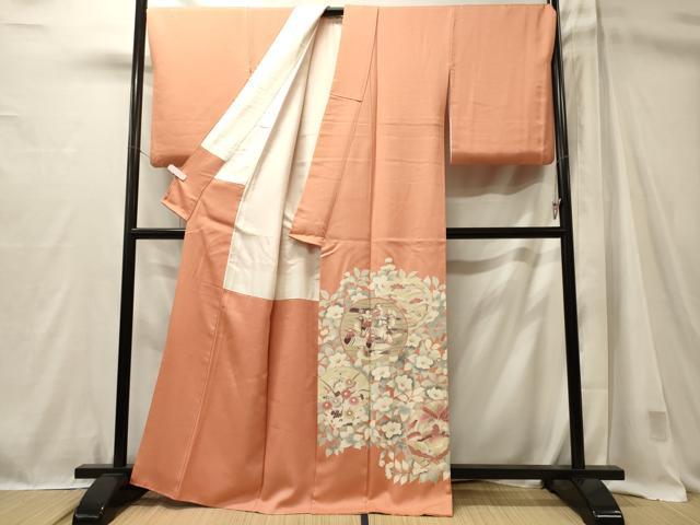 平和屋着物■豪華色留袖　作家物　花鳥丸文　正絹　逸品　CABM1041oy