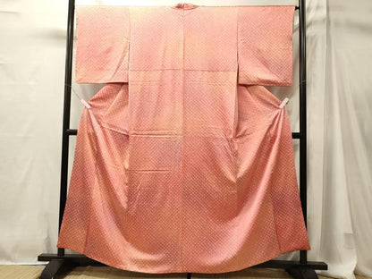 平和屋着物■上質な小紋　総絞り　霞文　暈し染め　正絹　逸品　CABM1045oy