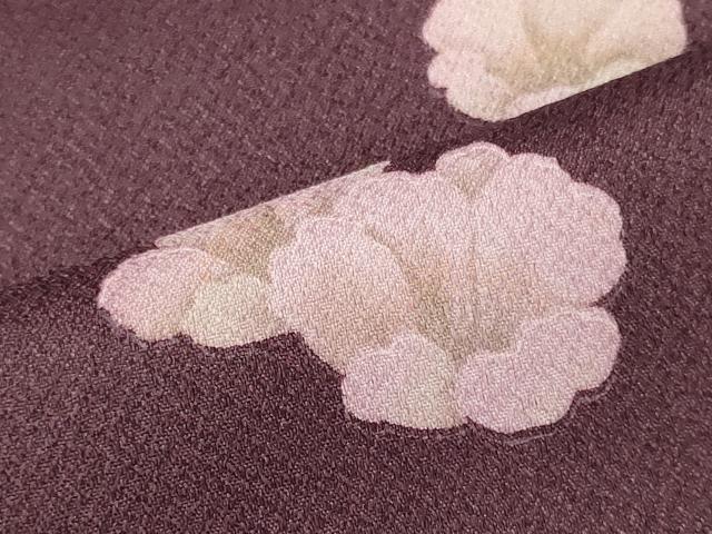 平和屋着物■小紋　舞花文　洗える着物　CABM1059oy