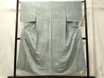 平和屋着物■上質な小紋　人物文　正絹　逸品　CABM1094oy