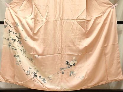 平和屋着物■訪問着　枝花文　暈し染め　正絹　逸品　CABM1097oy