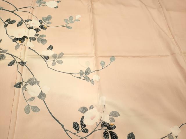 平和屋着物■訪問着　枝花文　暈し染め　正絹　逸品　CABM1097oy