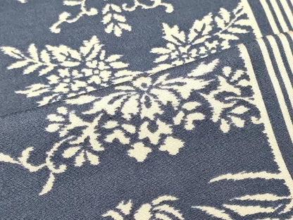 平和屋着物■上質な小紋　亀甲花鳥間道　正絹　逸品　未使用　CABM1101oy