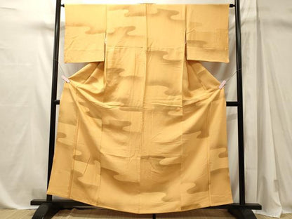 平和屋着物■上質な小紋　霞文　暈し染め　正絹　逸品　CABM1120oy