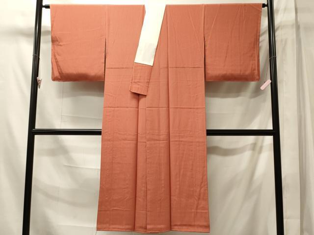 平和屋着物■長襦袢　袷　縞　正絹　逸品　CABM1130oy