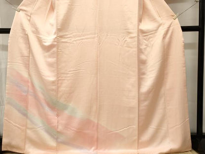 平和屋着物■訪問着　霞文　暈し染め　正絹　逸品　CABM1204ev