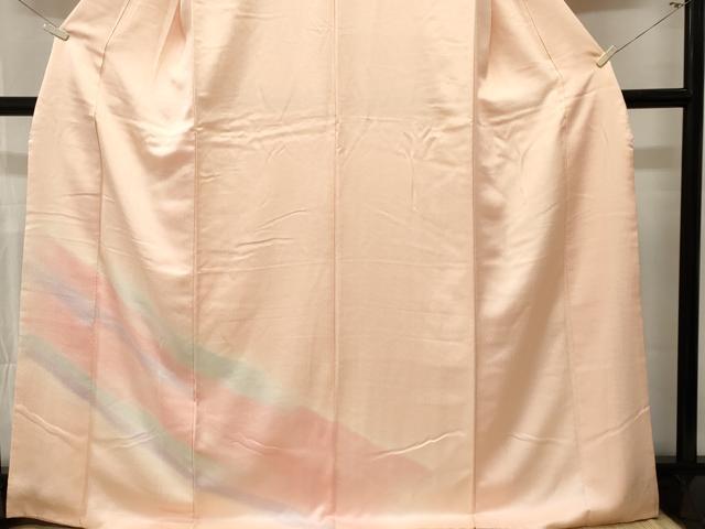 平和屋着物■訪問着　霞文　暈し染め　正絹　逸品　CABM1204ev