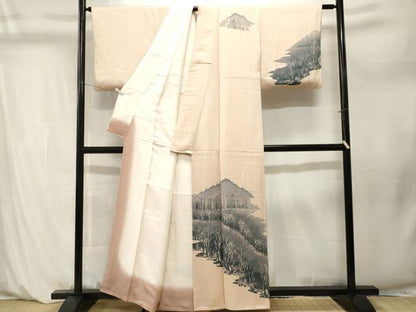 平和屋着物■訪問着　樹林文　正絹　逸品　CABM1225ev
