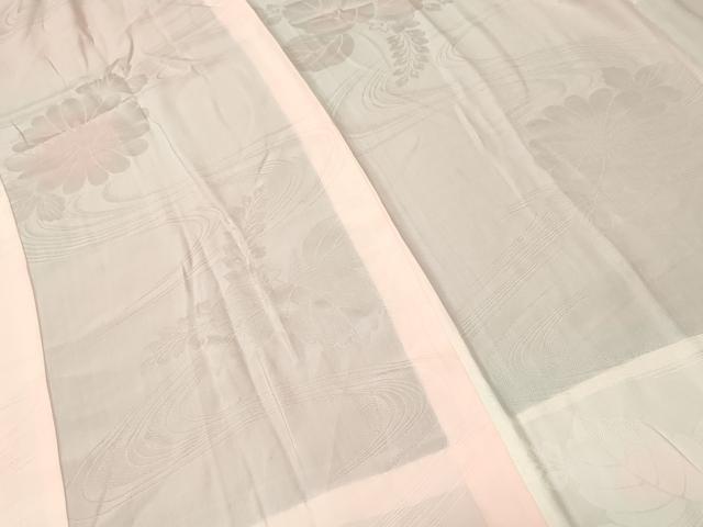 平和屋着物■長襦袢　無双仕立て　菊流水桐文　暈し染め　正絹　逸品　CABM1230ev