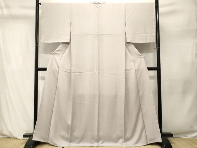 平和屋着物■上質な色無地　花丸地紋　紫水晶色　正絹　逸品　CABM1234ev