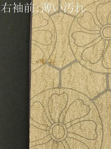 平和屋着物■訪問着　亀甲花丸文　暈し染め　金糸　正絹　逸品　CABM1241ev
