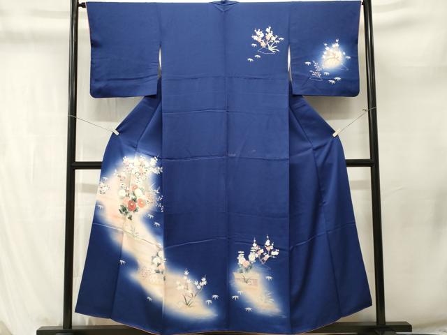 平和屋着物■訪問着　御所解文　暈し染め　金彩　正絹　逸品　CABM1252ev