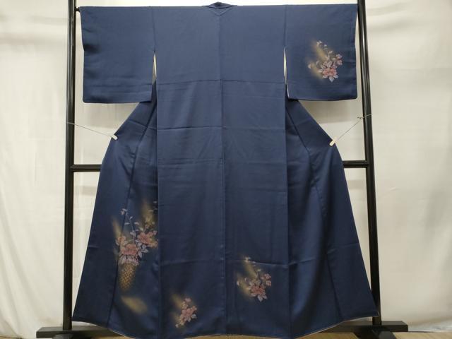 平和屋着物■訪問着　花籠文　暈し染め　金彩　正絹　逸品　CABM1257ev