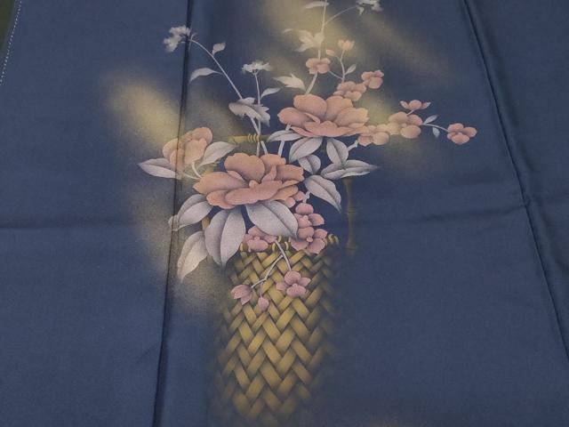 平和屋着物■訪問着　花籠文　暈し染め　金彩　正絹　逸品　CABM1257ev