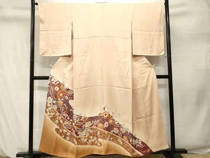 平和屋着物■豪華色留袖　辻が花　暈し染め　金彩　正絹　逸品　CABM1258ev