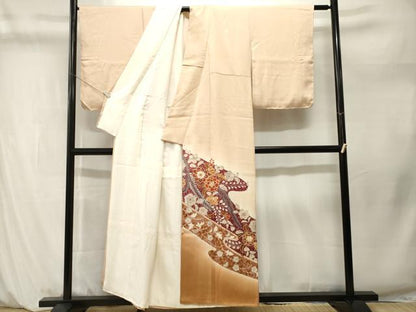 平和屋着物■豪華色留袖　辻が花　暈し染め　金彩　正絹　逸品　CABM1258ev