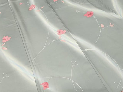 平和屋着物■上質な小紋　枝花文　暈し染め　正絹　逸品　CABM1261ev