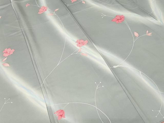 平和屋着物■上質な小紋　枝花文　暈し染め　正絹　逸品　CABM1261ev