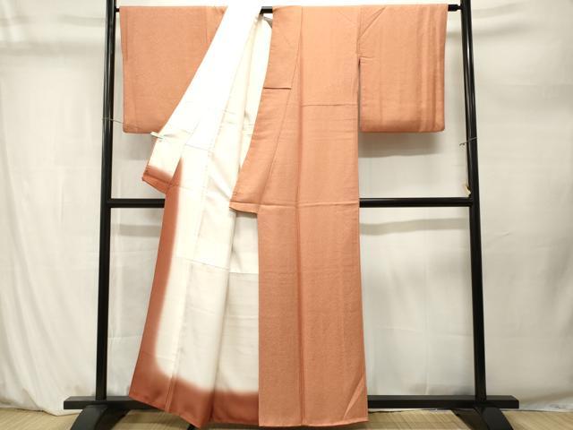 平和屋着物■江戸小紋　作家物　草木染め　鮫小紋柄　正絹　逸品　CABM1264ev