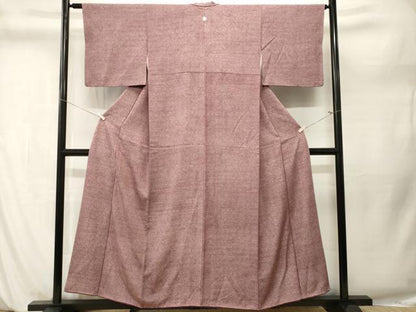 平和屋着物■江戸小紋　麻の葉小紋柄　正絹　逸品　CABM1268ev