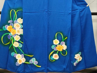 平和屋着物■訪問着　舞花文　暈し染め　正絹　逸品　CABM1269ev