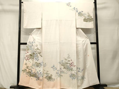 平和屋着物■訪問着　作家物　松竹梅御所解文　暈し染め　正絹　逸品　CABM1276ev