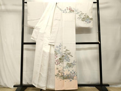 平和屋着物■訪問着　作家物　松竹梅御所解文　暈し染め　正絹　逸品　CABM1276ev