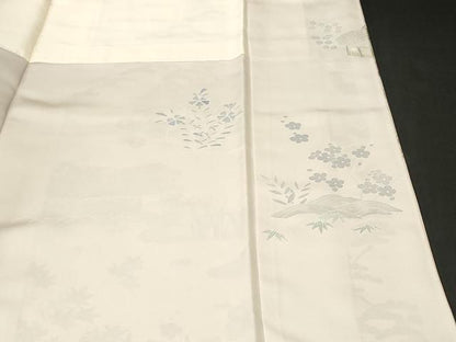 平和屋着物■訪問着　作家物　松竹梅御所解文　暈し染め　正絹　逸品　CABM1276ev