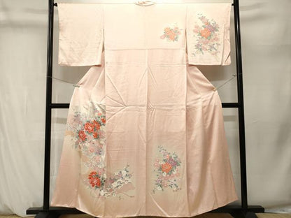平和屋着物■訪問着　亀甲花車文　暈し染め　正絹　逸品　未使用　CABM1280ev