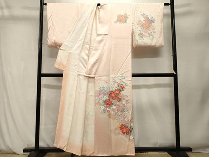 平和屋着物■訪問着　亀甲花車文　暈し染め　正絹　逸品　未使用　CABM1280ev