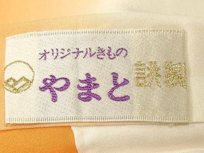平和屋着物■中国三大刺繍　相良刺繍　訪問着　駒刺繍　渡り橋文箱花松文　金彩　やまと誂製　正絹　逸品　CABM1281ev