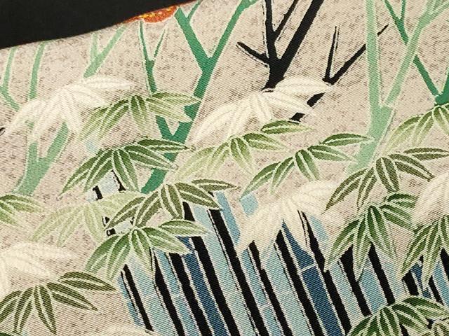 平和屋着物■豪華黒留袖　松竹梅文　正絹　逸品　CABM1282ev