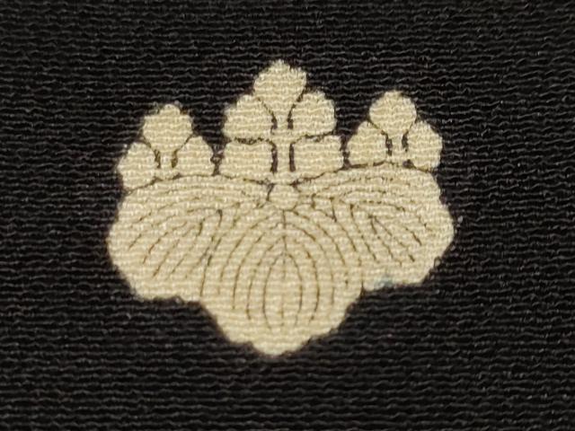 平和屋着物■豪華黒留袖　駒刺繍　松竹梅鳳凰花文　金彩　正絹　逸品　CABM1284ev