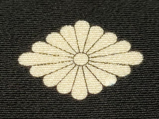 平和屋着物■豪華黒留袖　作家物　駒刺繍　地紙流水草花文　金彩　正絹　逸品　CABM1294ev