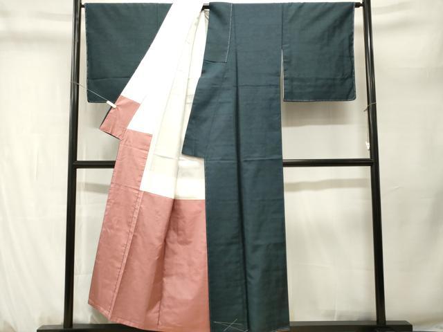 平和屋着物■本場大島紬　エ霞草花文　正絹　逸品　未使用　CABM1297ev