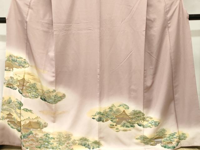 平和屋着物■豪華色留袖　風景文　暈し染め　正絹　逸品　CABM1298ev