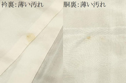 平和屋着物■訪問着　刺繍　鬘帯吉祥花文　暈し染め　金彩　正絹　逸品　CABM1310ev