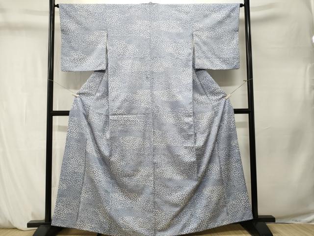平和屋着物■小紋　小花文　鮫小紋柄　洗える着物　CABM1335ev